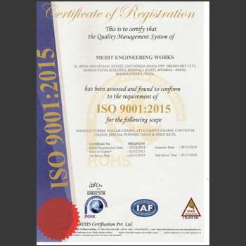 ISO Certificate